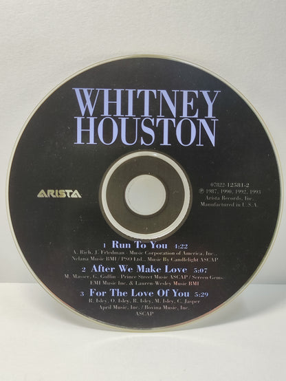 AMM25 WHITNEY HOUSTON RUN TO YOU AFTER WE MAKE LOVE 1993 USA ENGLISH CD FCP171