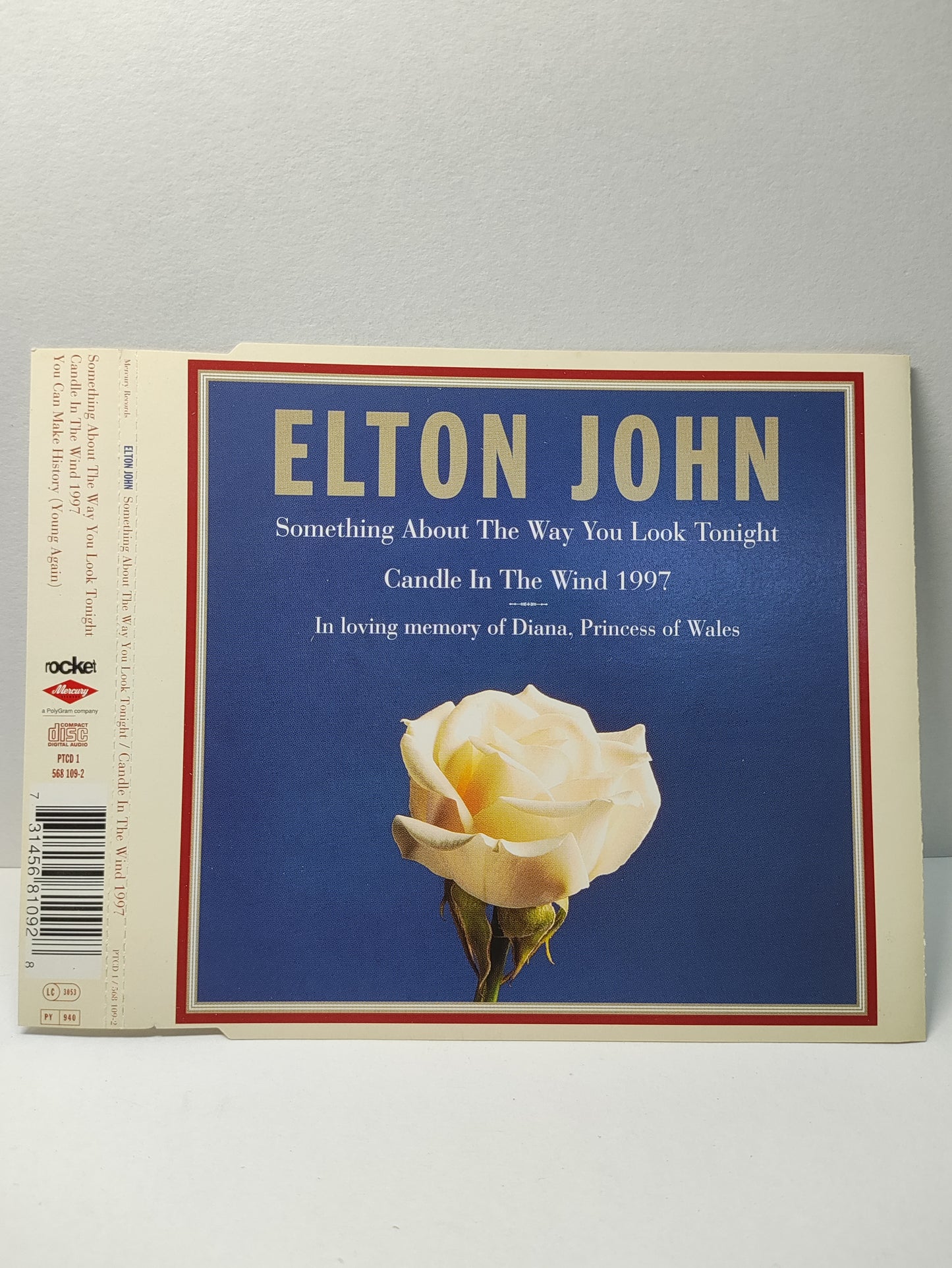 AMM25 ELTON JOHN SOMETHING ABOUT THE WAY YOU LOOK TONIGHT 1997 UK ENGLISH CD FCP172
