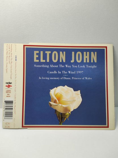 AMM25 ELTON JOHN SOMETHING ABOUT THE WAY YOU LOOK TONIGHT 1997 UK ENGLISH CD FCP172