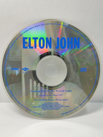 AMM25 ELTON JOHN SOMETHING ABOUT THE WAY YOU LOOK TONIGHT 1997 UK ENGLISH CD FCP172