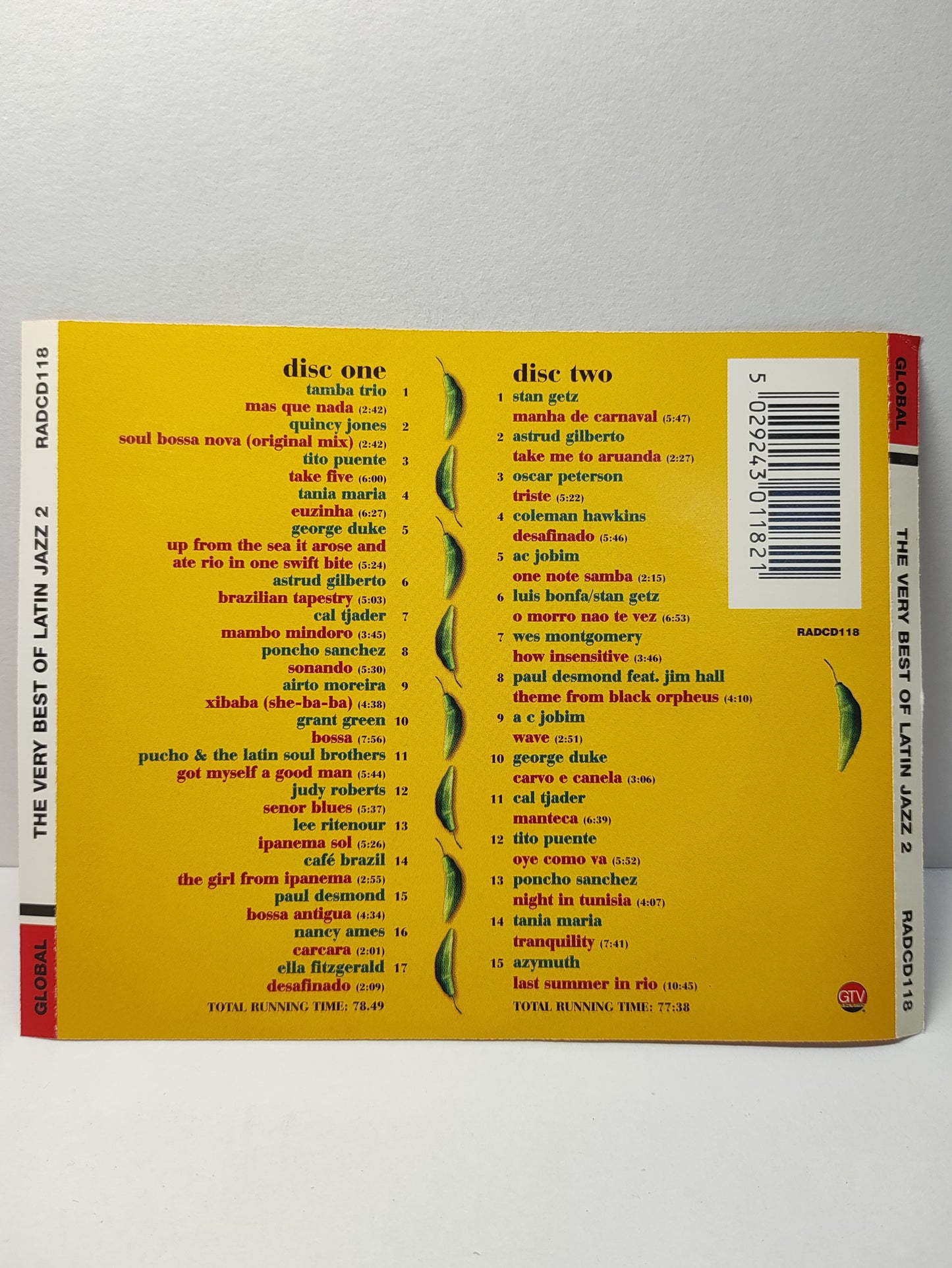AMM25 THE VERY BEST OF LATIN JAZZ 2 TAKE FIVE EUZINHA MAMBO MINDORO 1999 UK ENGLISH 2x CD FCP175