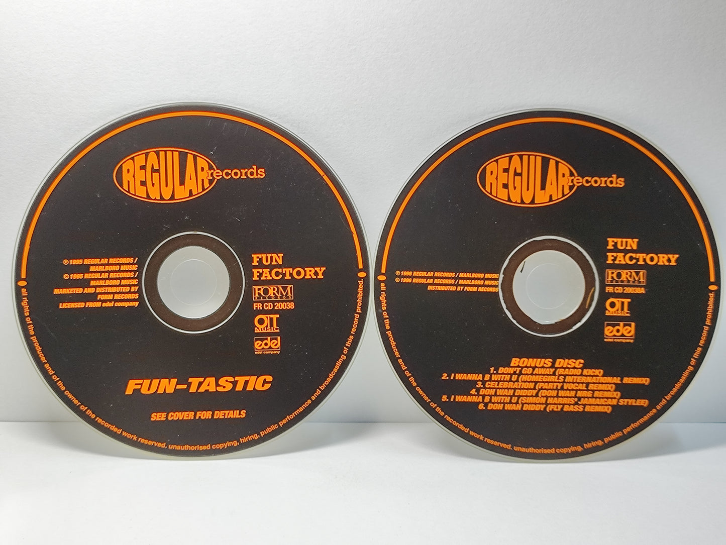 AMM25 FUN FACTORY FUN-TASTIC DREAMING I LOVE YOU CELEBRATION 1995 ENGLISH 2x CD FCP179