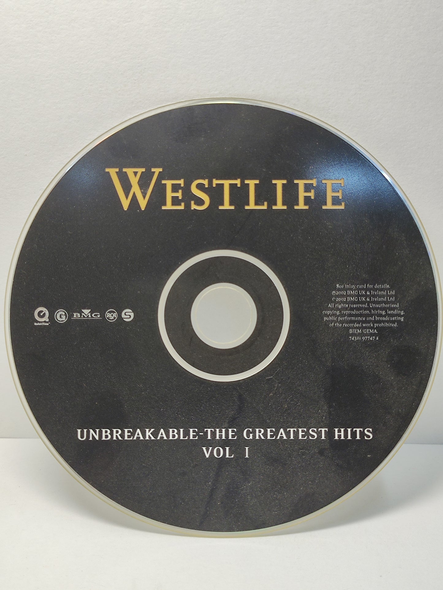 AMM25 WESTLIFE THE GREATEST HITS UNBREAKABLE VOL.1 FLYING WITHOUT WINGS 2002 UK & IRELAND ENGLISH 2x CD FCP182