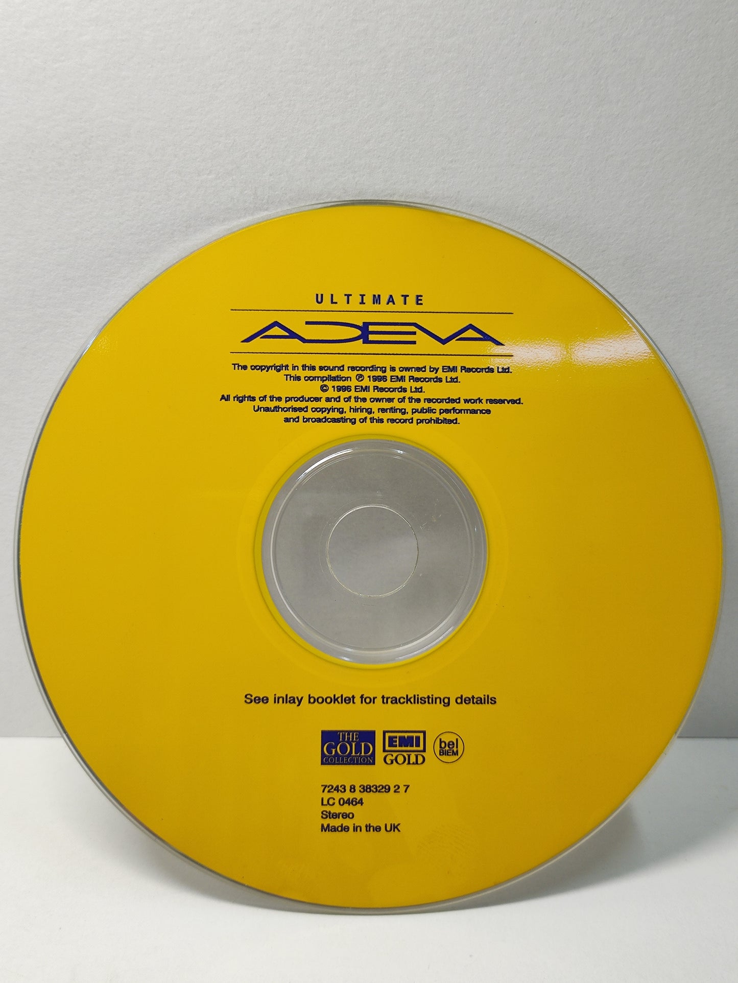 AMM25 ULTIMATE ADEVA RESPECT I THANK YOU WARNING BEAUTIFUL LOVE 1996 UK ENGLISH CD FCP184