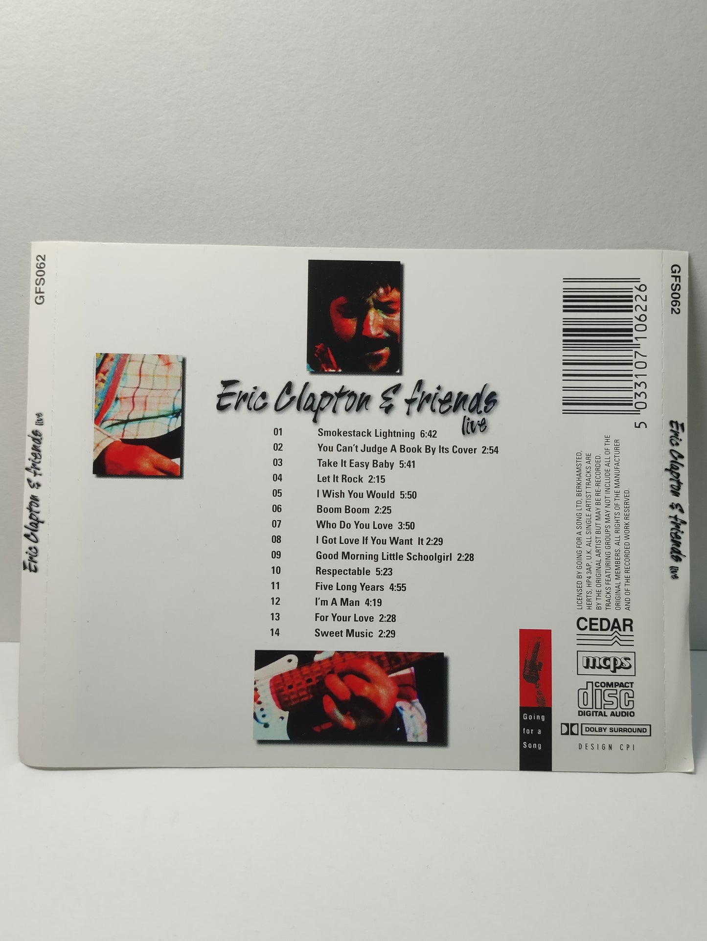 AMM25 ERIC CLAPTON & FRIENDS LIVE TAKE IT EASY BABY LIT IT ROCK USA ENGLISH CD FCP188