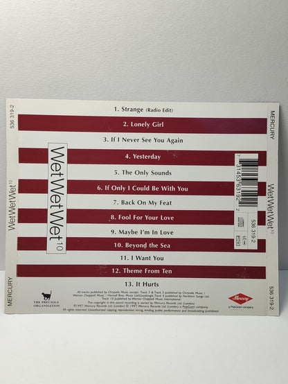 AMM25 WET WET WET STRANGE LONELY GIRL IF I NEVER SEE YOU AGAIN 1997 LONDON ENGLISH CD FCP190