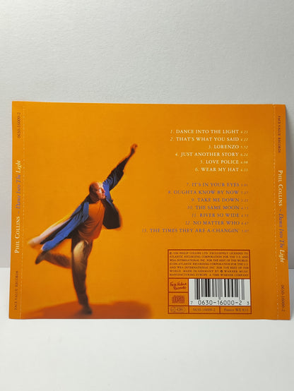 AMM25 PHIL COLLINS DANCE INTO THE LIGHT THAT'S WHAT YOU SAID 1996 FRANCE ENGLISH CD FCP191