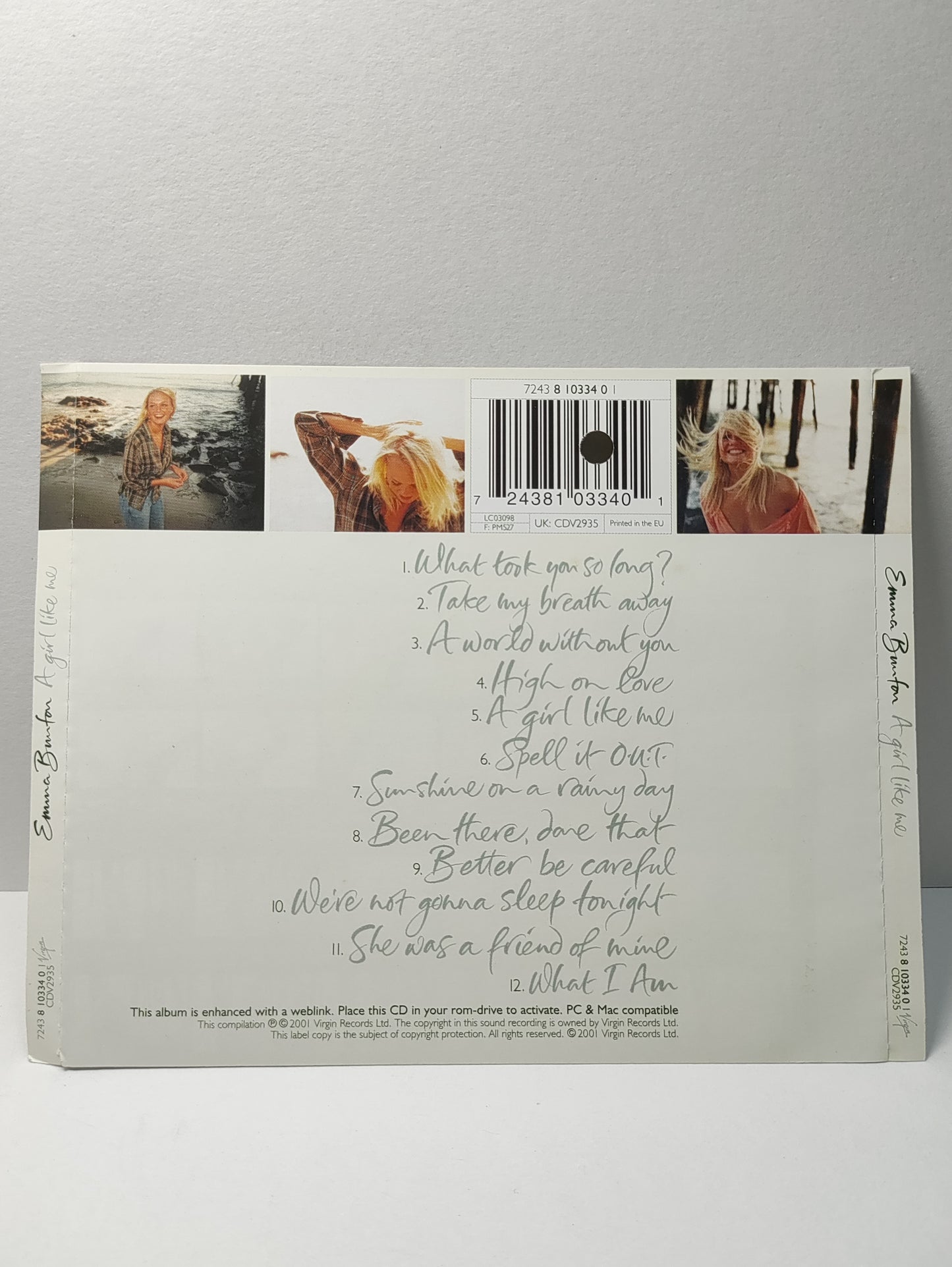 AMM25 EMMA BUNTON WHAT TOOK YOU SO LONG TAKE MY BREATAH AWAY 2001 USA ENGLISH CD FCP193