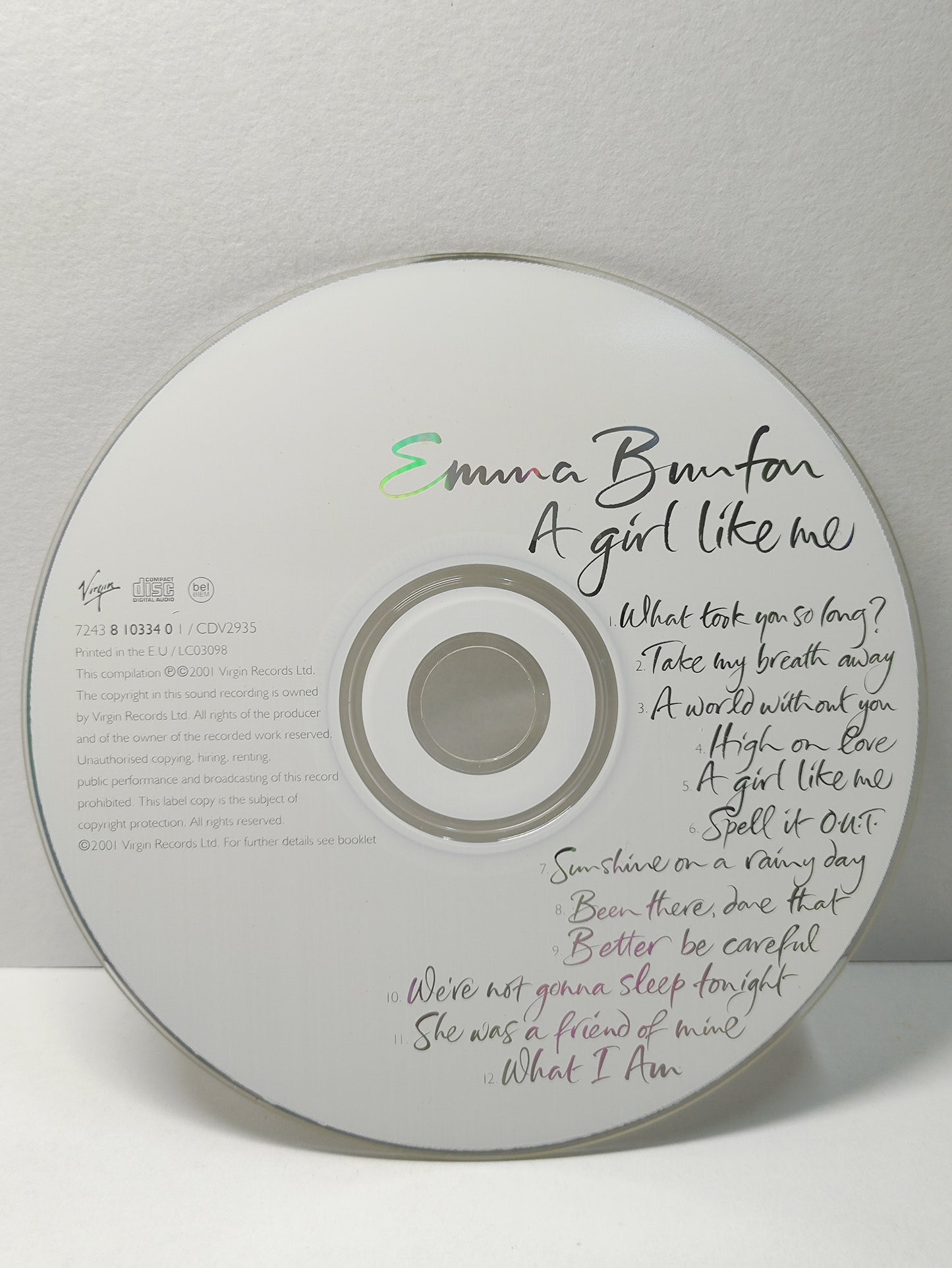 AMM25 EMMA BUNTON WHAT TOOK YOU SO LONG TAKE MY BREATAH AWAY 2001 USA ENGLISH CD FCP193