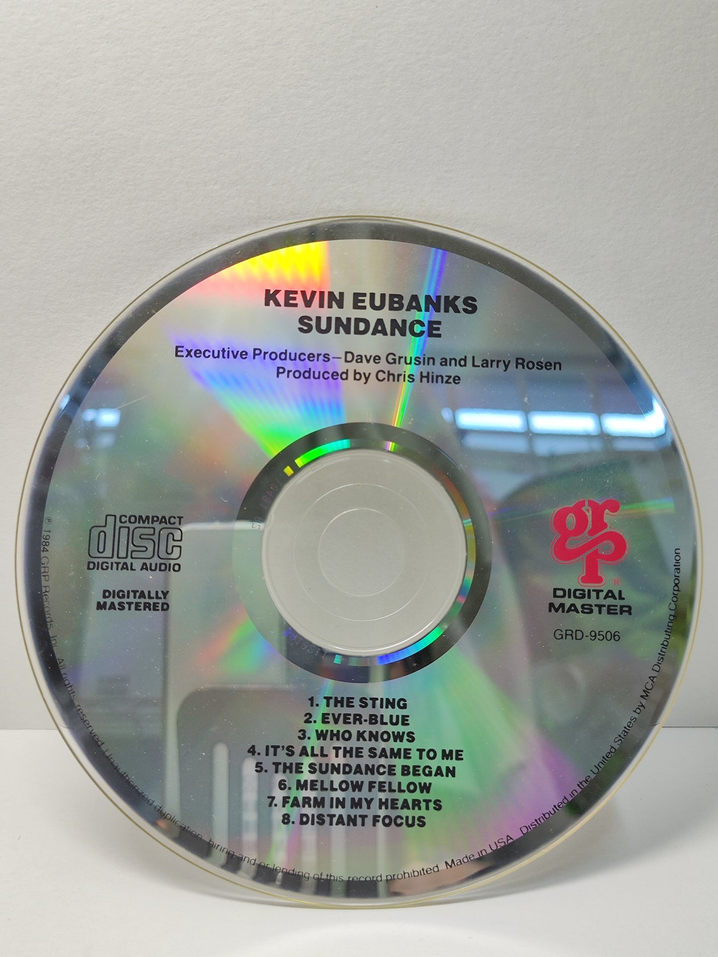 AMM25 KEVIN EUBANKS "SUNDANCE" TOMMY CAMPBELL THE STING EVER-BLUE WHO KNOWS 1984 USA ENGLISH CD FCP194