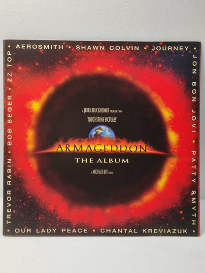 AMM25 ARMAGEDDON THE ALBUM AEROSMITH SHAWN COLVIN JOURNEY JON BON JOVI 1998 SONY ASIA ENGLISH CD FCP202
