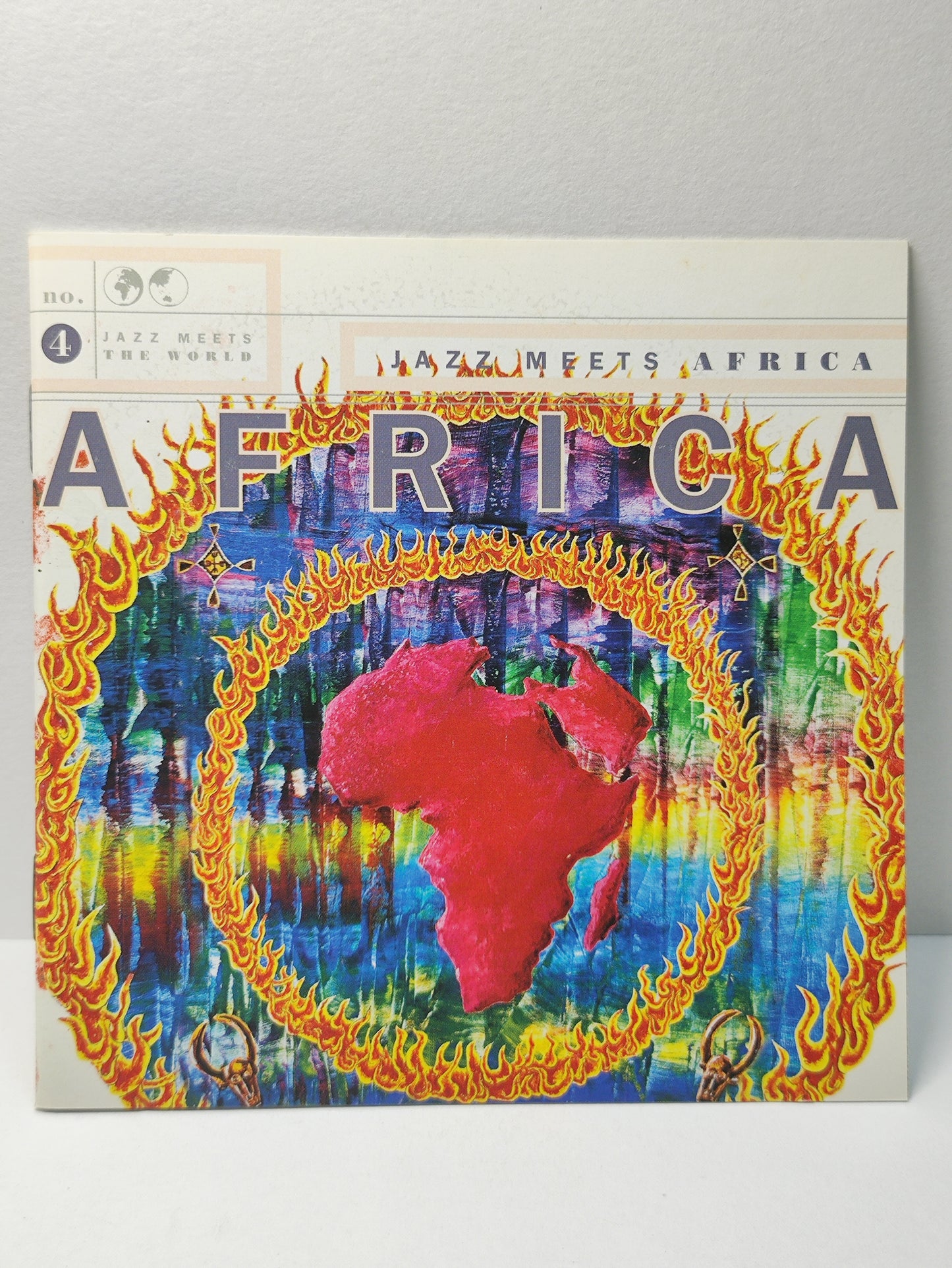 AMM25 JAZZ MEETS AFRICA GEORGE GRUNTZ JAZZ GROUP FEAT JEAN-LUC PONTY & THE BEDOUINS 1997 GERMANY ENGLISH CD FCP203