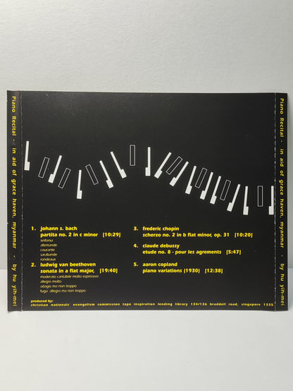AMM25 PIANO RECITAL IN AID OF GRACE HAVEN MYANMAR BY HU YIH-MEI SINGAPORE ENGLISH CD FCP205