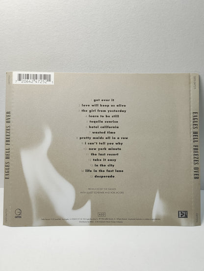 AMM25 EAGLES HELL FREEZES OVER LOVE WILL KEEP US ALIVE HOTEL CALIFORNIA I CAN’T TELL YOU WHY 1994 ENGLISH CD FCP206