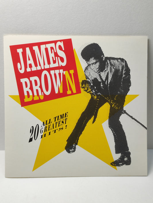 AMM25 JAMES BROWN 20 ALL-TIME GREATEST HITS! I GOT YOU (I FEEL GOOD) IT'S A MAN'S MAN'S MAN'S WORLD 1991 USA ENGLISH CD FCP207