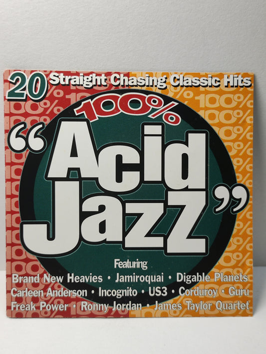 AMM25 100% ACID JAZZ THE BRAND NEW HEAVIES FREAK POWER INCOGNITO 1994 UK ENGLISH CD FCP211