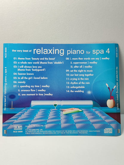 AMM25 THE VERY BEST OF RELAXING PIANO FOR SPA 4 BEAUTY AND THE BEAST THEME A WHOLE NEW WORKD SINGAPORE ENGLISH CD FCP214