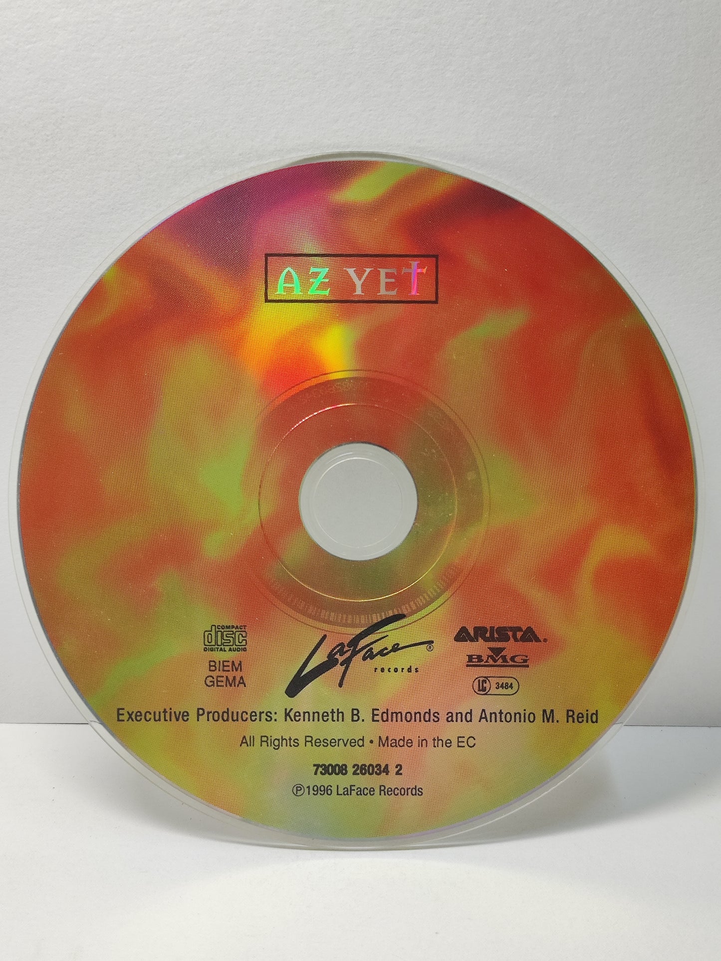 AMM25 AZ YET LAST NIGHT CARE FOR ME THAT’S ALL I WANT PROMOTION SAMPLE COPY 1996 EC ENGLISH CD FCP216