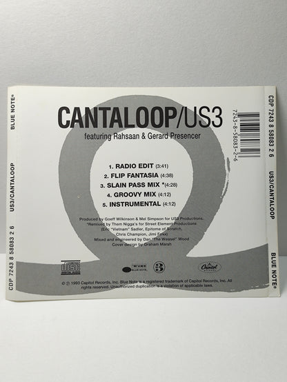 AMM25 US3 CANTALOOP RADIO EDIT FLIP FANTASIA SLAIN PASS MIX 1993 USA ENGLISH CD FCP217