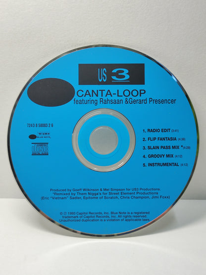 AMM25 US3 CANTALOOP RADIO EDIT FLIP FANTASIA SLAIN PASS MIX 1993 USA ENGLISH CD FCP217
