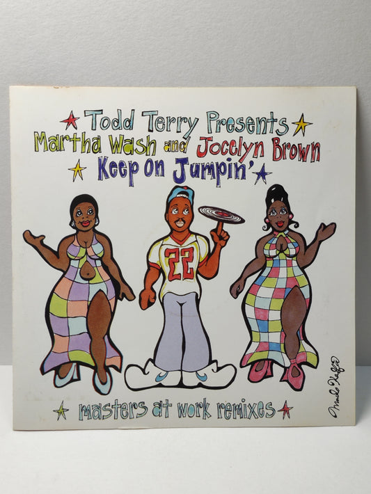 AMM25 MARTHA WASH & JOCELYN BROWN KEEP ON JUMPIN TEE'S MT FREEZE RADIO 1996 USA ENGLISH CD FCP218