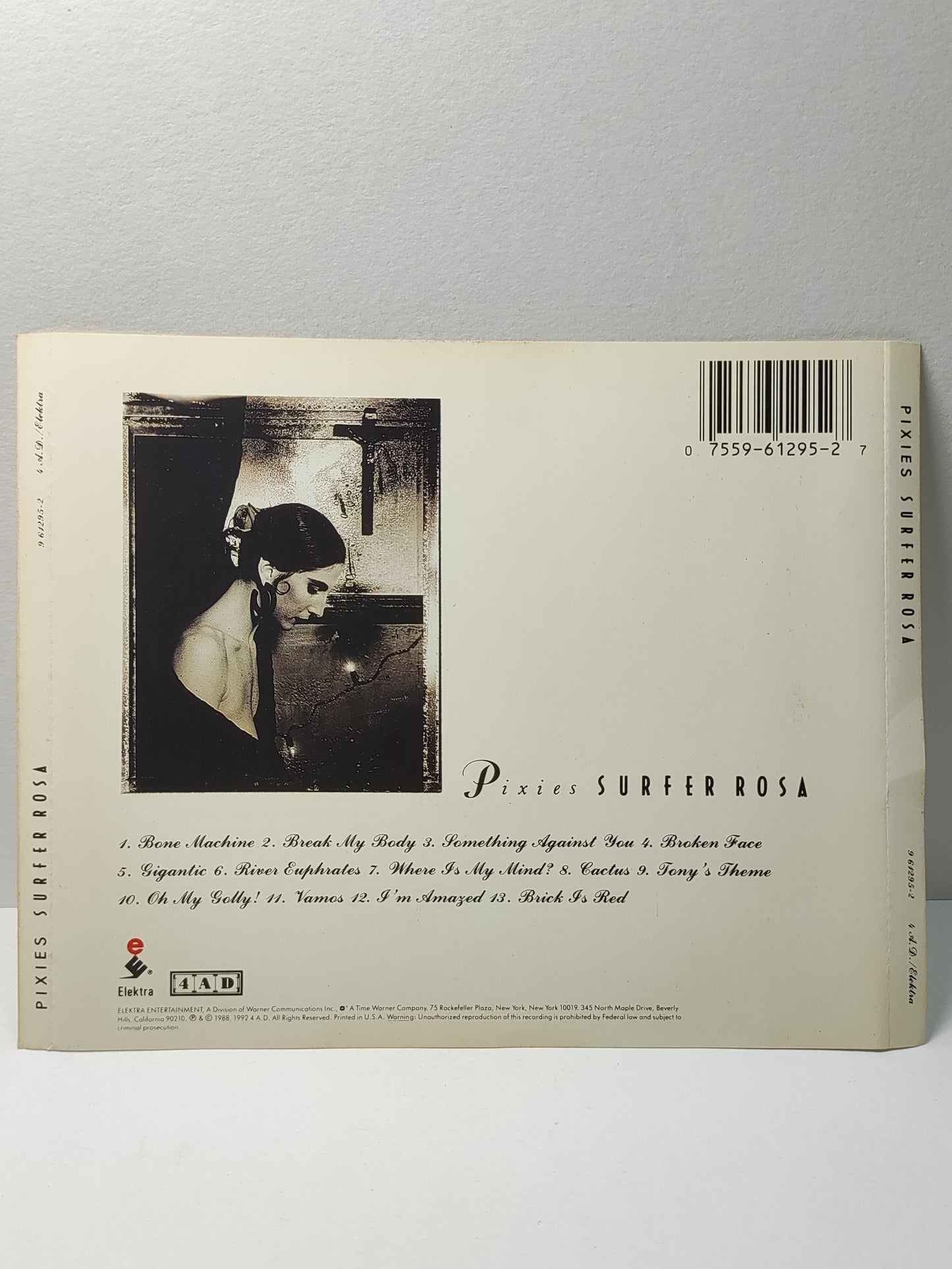 AMM25 PIXIES SURFER ROSA BONE MACHINE BREAK MY BODY 1992 USA ENGLISH CD FCP222