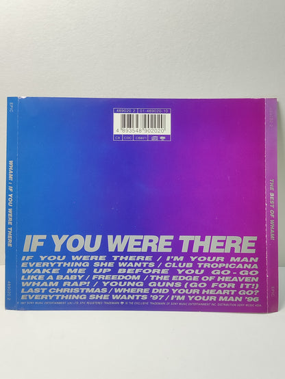 AMM25 THE BEST OF WHAM! GEORGE MICHAEL IF YOU WERE THERE I'M YOUR MAN 1997 SONY ASIA ENGLISH CD FCP224