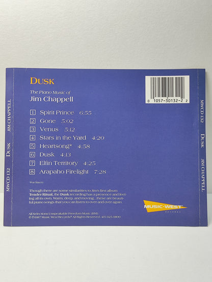 AMM25 DUSK THE PINO MUSIC OF JIM CHAPPELL SPIRIT PRINCE GONE VENUS 1987 USA ENGLISH CD FCP227