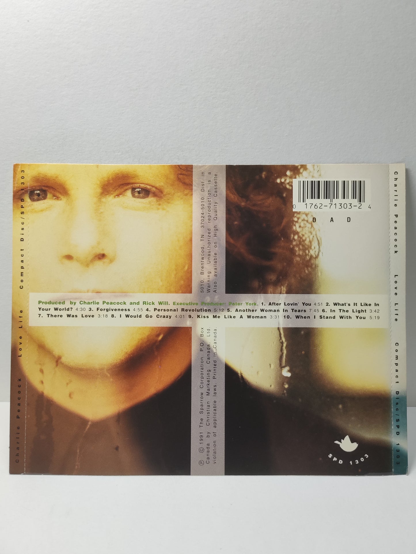 AMM25 CHARLIE PEACOCK LOVE LIFE AFTER LOVIN YOU ANOTHER WOMAN IN TEARS 1991 USA ENGLISH CD FCP228