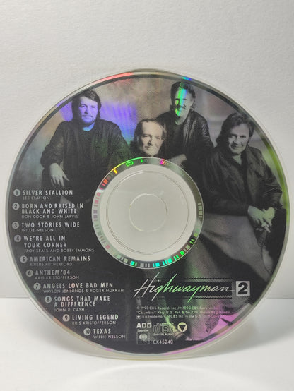 AMM25 HIGHWAYMAN 2 NELSON/CASH/JENNINGS/KRISTOFFERSON SILVER STALLION ANTHEM 1990 USA ENGLISH CD FCP229
