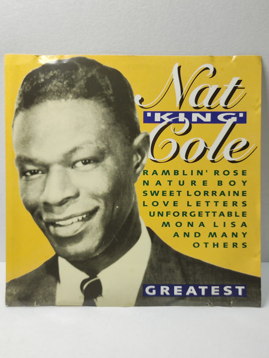 AMM25 NAT KING COLE GREATEST HITS RAMBLIN ROSE MONA LISA UNFORGETTABLE 1991 PORTUGAL ENGLISH CD FCP230