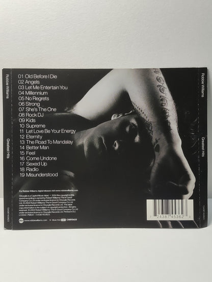 AMM25 ROBBIE WILLIAMS GREATEST HITS OLD BEFORE I DIE ANGELS MISUNDERSTOOD 2004 EU ENGLISH CD FCP231