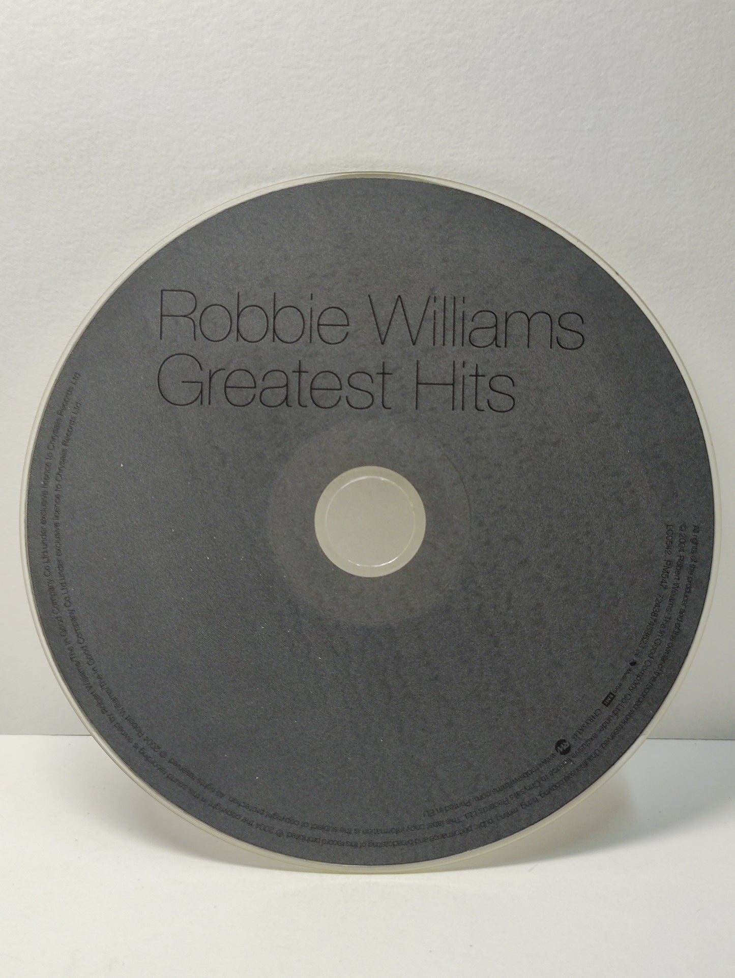 AMM25 ROBBIE WILLIAMS GREATEST HITS OLD BEFORE I DIE ANGELS MISUNDERSTOOD 2004 EU ENGLISH CD FCP231