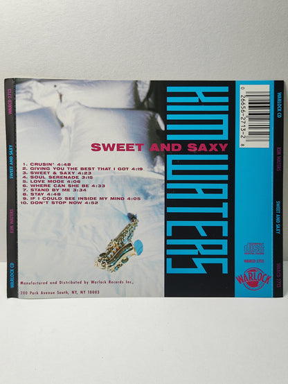 AMM25 KIM WATERS SWEET AND SAXY INSTRUMENTAL CRUSIN SOUL SERENADE LOVE MODE USA ENGLISH CD FCP233