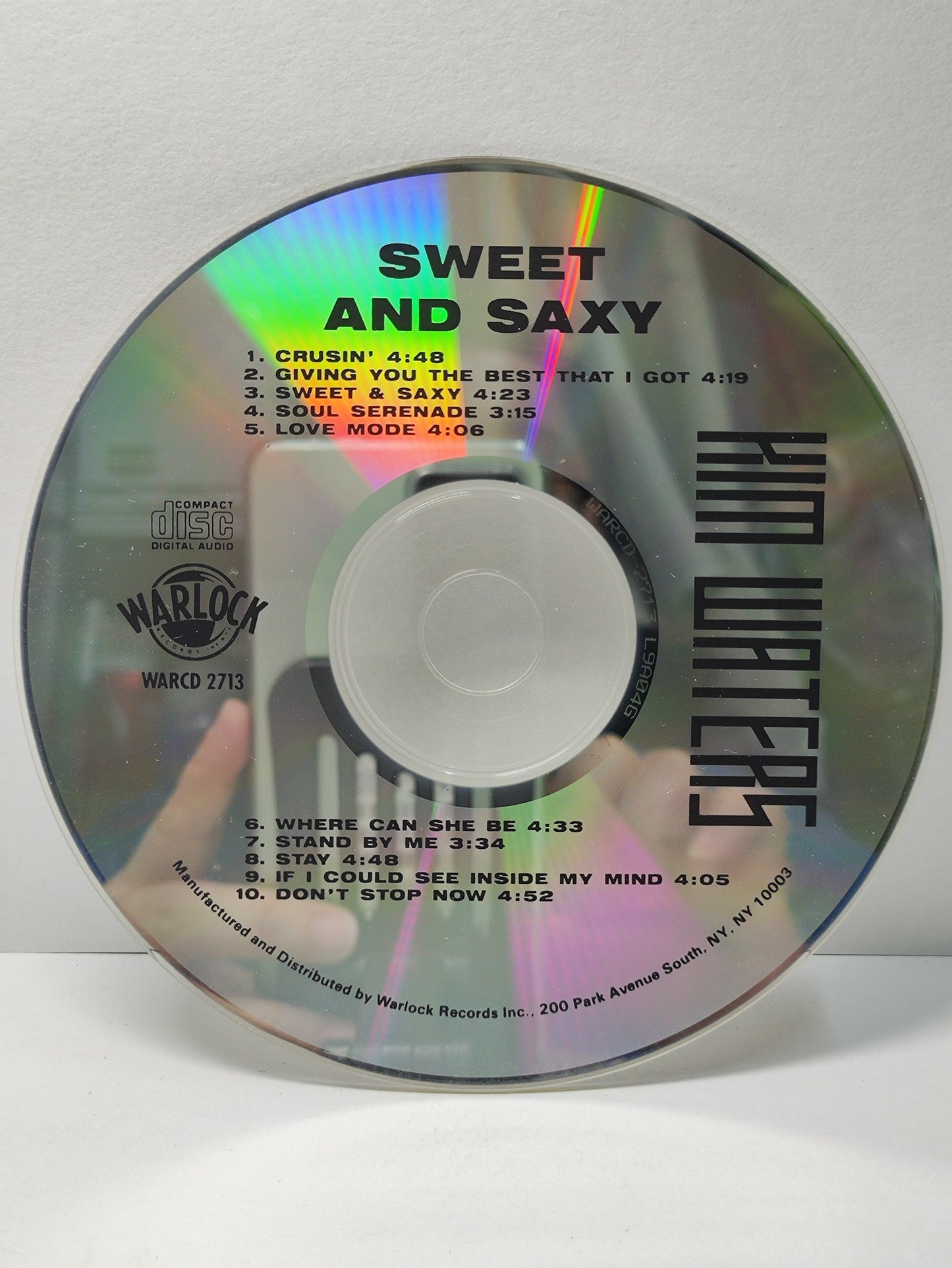 AMM25 KIM WATERS SWEET AND SAXY INSTRUMENTAL CRUSIN SOUL SERENADE LOVE MODE USA ENGLISH CD FCP233