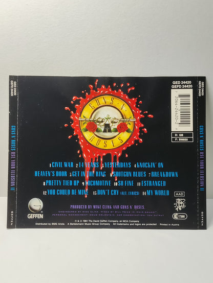AMM25 GUNS N'ROSES USE YOUR ILLUSION II CIVIL WAR 14 YEARS YESTERDAYS 1991 AUSTRIA ENGLISH CD FCP234