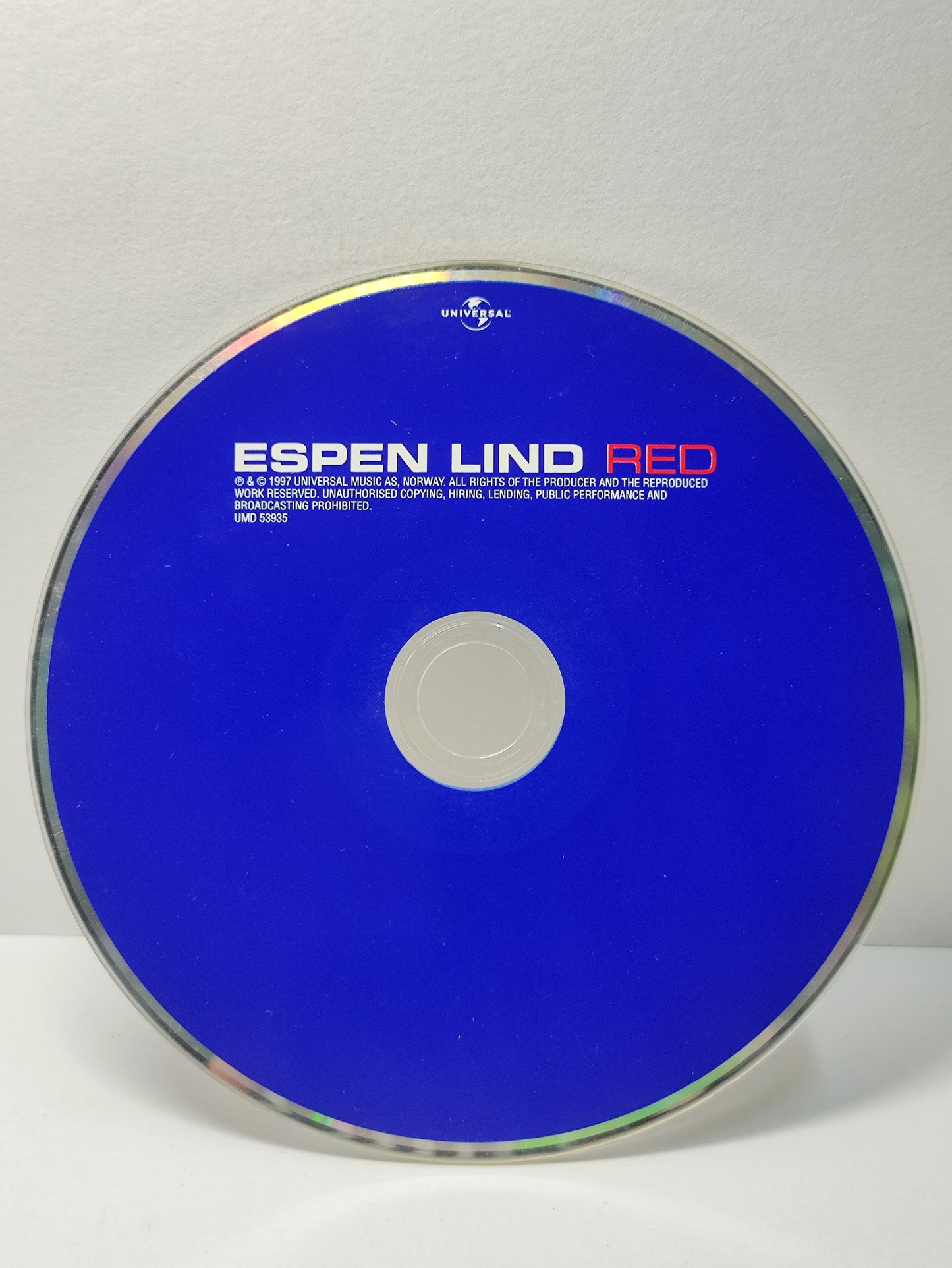 AMM25 ESPEN LIND RED WHEN SUSANNAH CRIES LUCKY FOR YOU 1997 ASIA ENGLISH CD FCP235