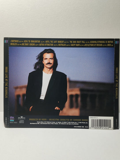 AMM25 YANNI LIVE AT THE ACROPOLIS WITH THE ROVAL PHILHARMONIC CONCERT ORCHESTRA 1994 FRANCE ENGLISH CD FCP236