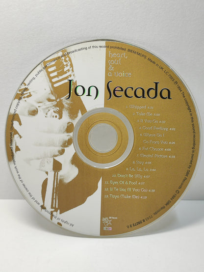 AMM25 JON SECADA HEART SOUL & A VOICE WHIPPED TAKE ME IF YOU GO 1994 UK ENGLISH CD FCP238