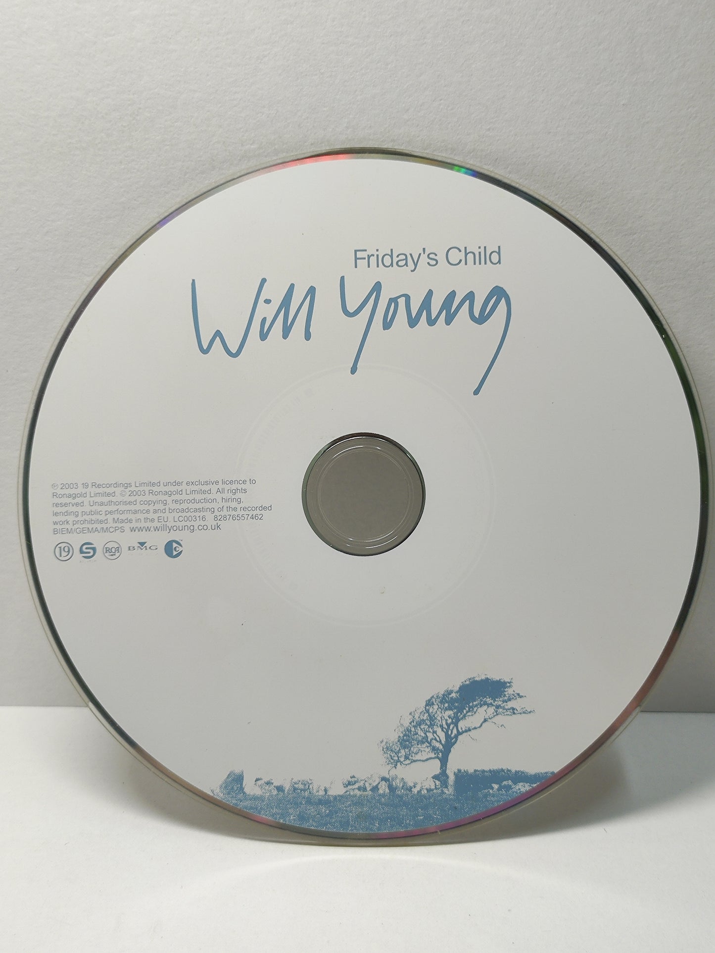 AMM25 WILL YOUNG FRIDAY’S CHILD LOVE THE ONE YOU’RE WITH YOUR GAME 2003 EU ENGLISH CD FCP239