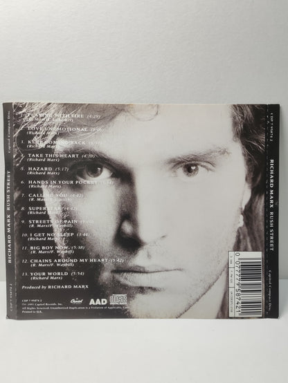 AMM25 RICHARD MARX RUSH STREET PLAYING WITH FIRE LOVE UNEMOTIONAL 1991 UK ENGLISH CD FCP242