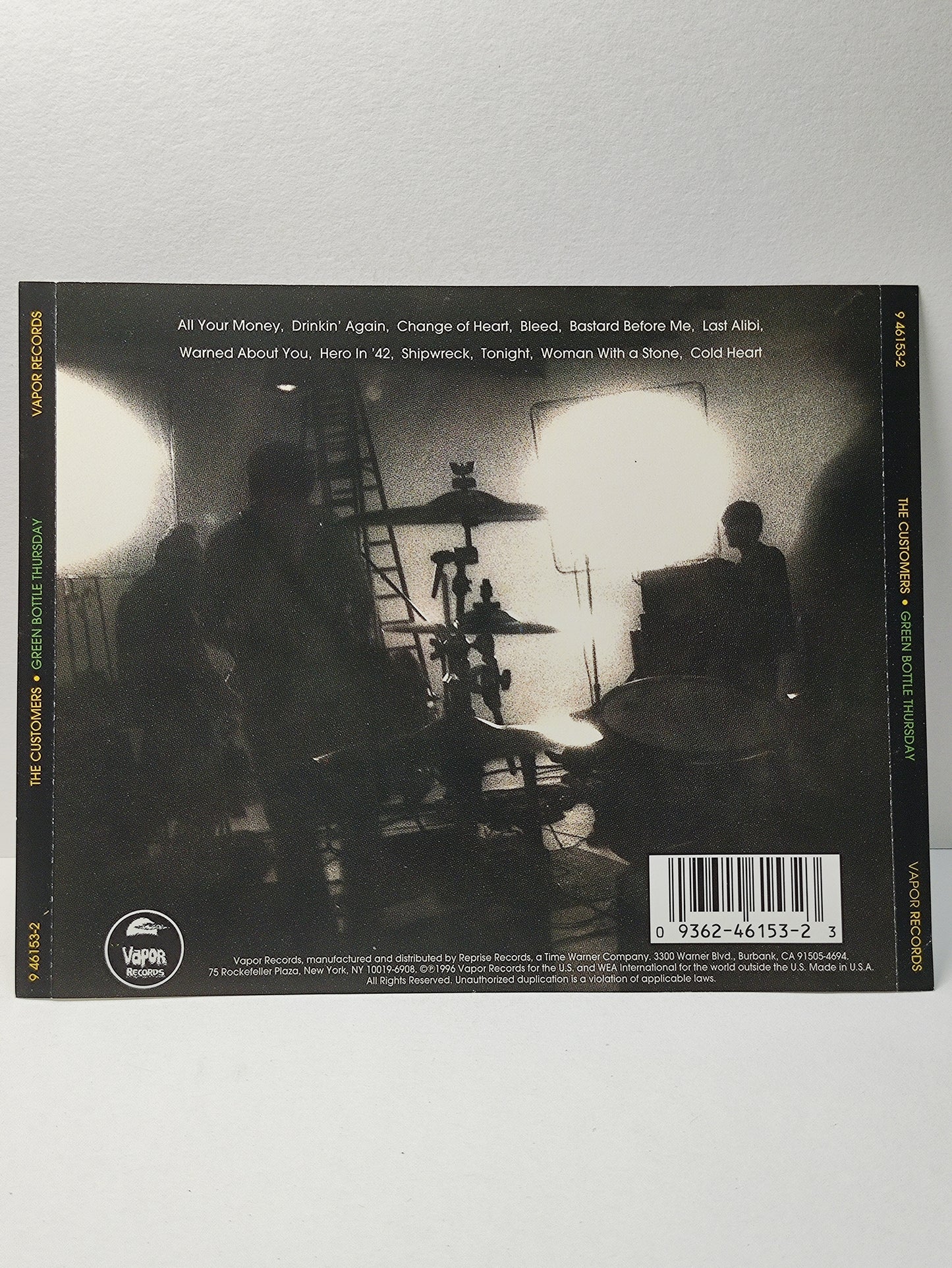 AMM25 THE CUSTOMERS GREEN BOTTLE THURSDAY ALL YOUR MONEY CHANGE OF HEART 1996 ENGLISH CD FCP246