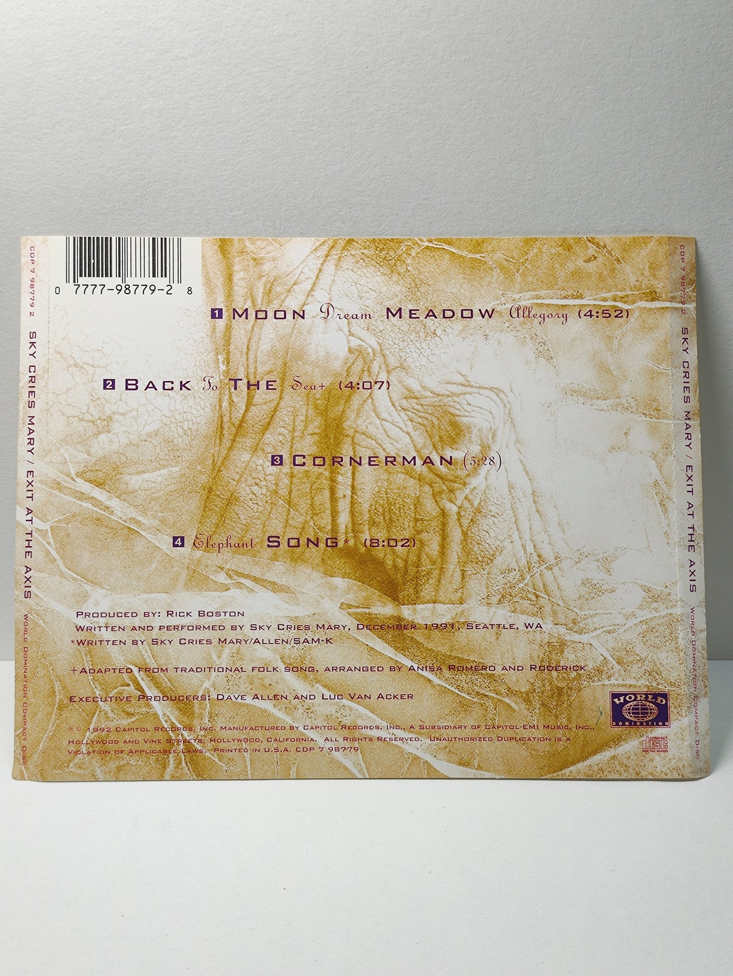AMM25 SKY CRIES MARY / EXIT AT THE AXIS MOON DREAM MEADOW BACK TO THE SEAT 1992 USA ENGLISH CD FCP247