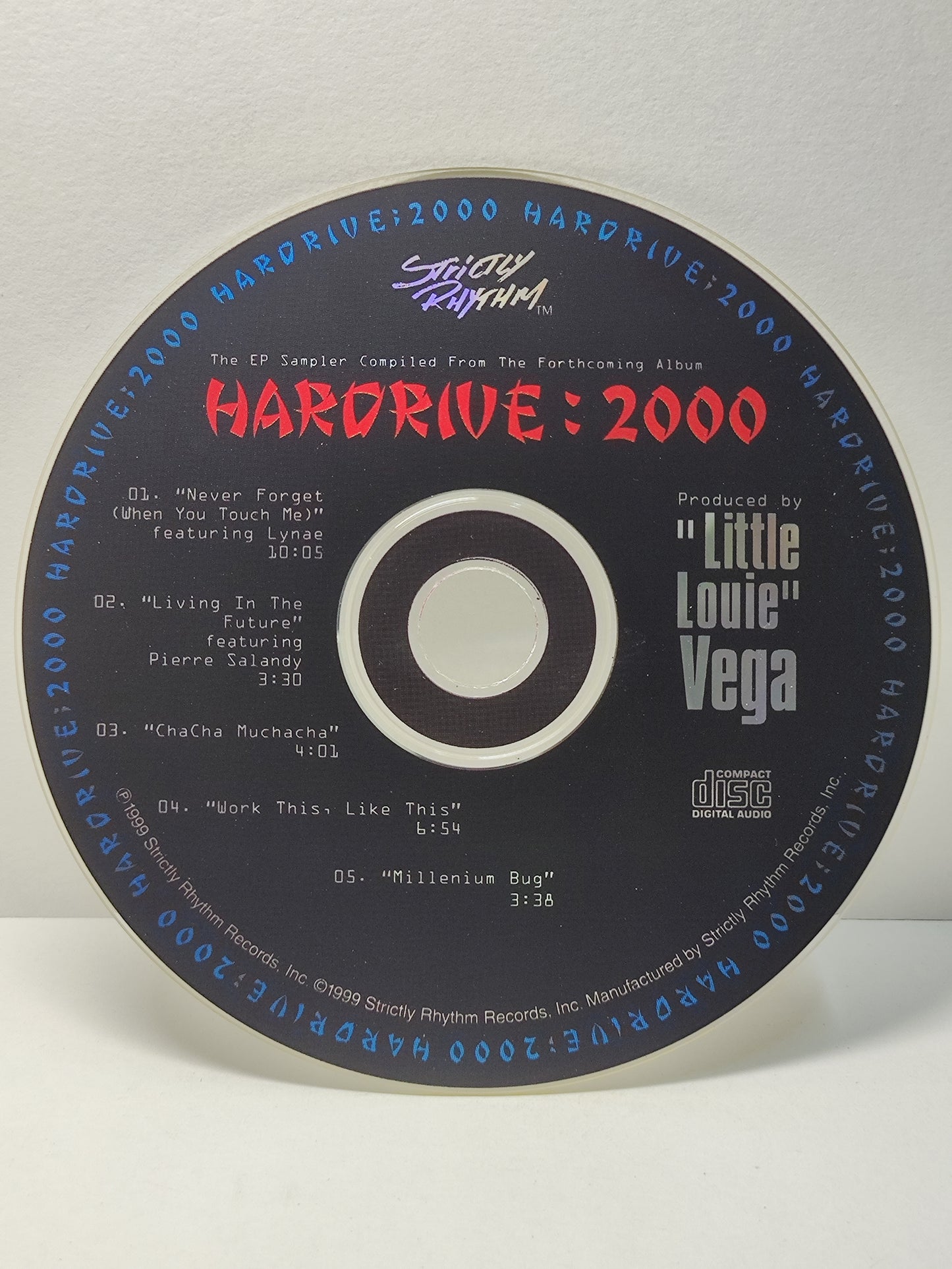 AMM25 HARDRIVE 2000 LITTLE LOUIE VEGA NEVER FORGET WHEN YOU TOUCH ME 1999 USA ENGLISH CD FCP249