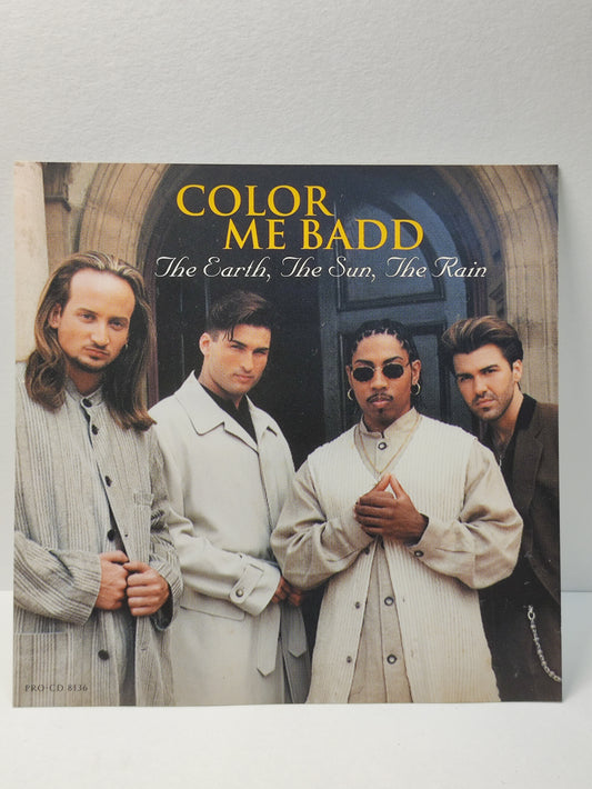 AMM25 COLOR ME BADD THE EARTH, THE SUN, THE RAIN 1996 USA PROMOTIONAL ENGLISH CD FCP251