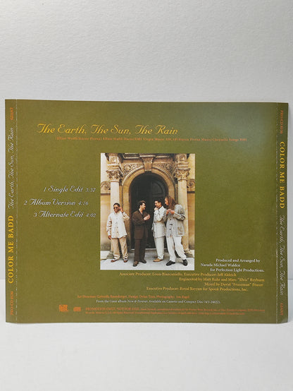 AMM25 COLOR ME BADD THE EARTH, THE SUN, THE RAIN 1996 USA PROMOTIONAL ENGLISH CD FCP251
