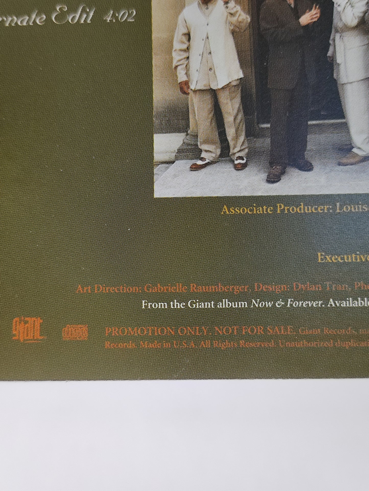 AMM25 COLOR ME BADD THE EARTH, THE SUN, THE RAIN 1996 USA PROMOTIONAL ENGLISH CD FCP251