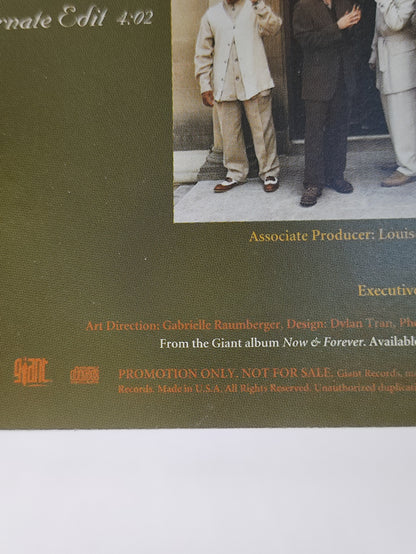 AMM25 COLOR ME BADD THE EARTH, THE SUN, THE RAIN 1996 USA PROMOTIONAL ENGLISH CD FCP251