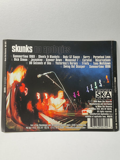 AMM25 SKUNKS NO APOLOGIES SUMMERTIME 1969 SHEETS & BLANKETS 1996 USA ENGLISH CD FCP254