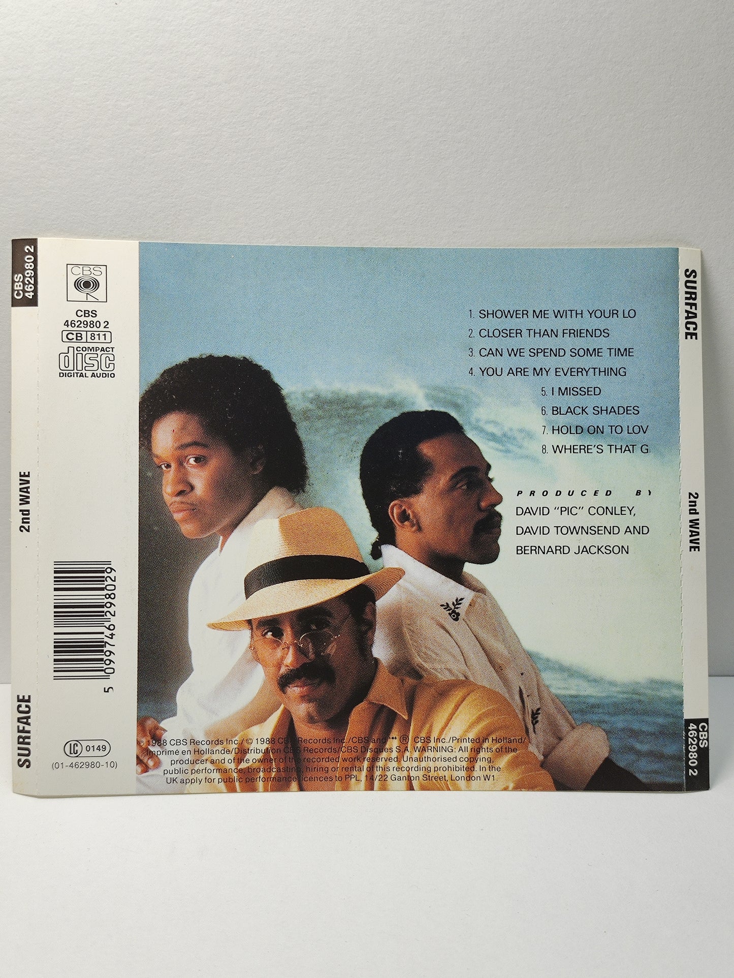 AMM25 SURFACE 2nd WAVE SHOWER ME WITH YOUR LOVE CAN WE SPEND SOME TIME 1988 AUSTRIA ENGLISH CD FCP255